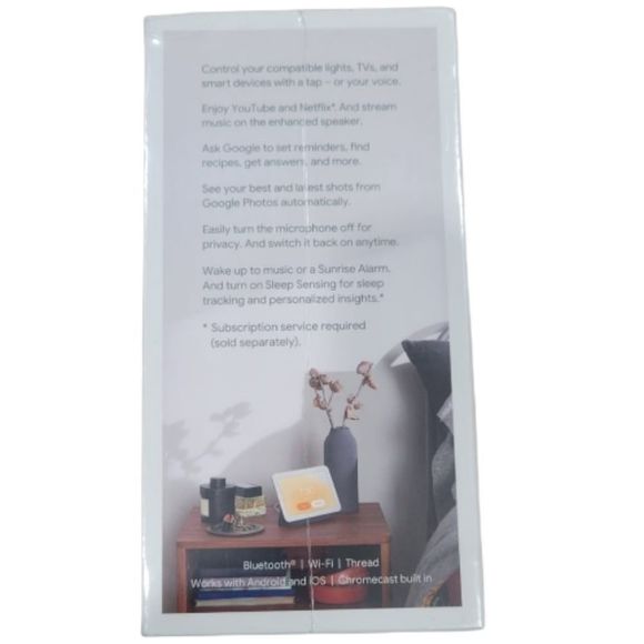 Google Nest Hub (Brand New) (Chalk) - Picture 3 of 5